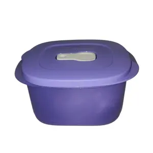 Microflash Click 800ml Purple Food Storage Container with Microwave Safe Durable Design and Convenient Click Feature