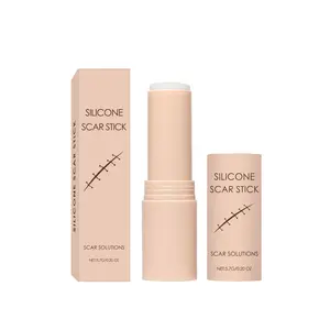Silicone Scar Stick, Scar Removal Cream for Face & Body, Advanced Scar Repair Balm for Acne Scars, Surgical Scars, Burns & Stretch Marks, Moisturizing Silicone Gel Treatment