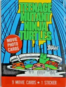 1990 Topps Teenage Mutant Ninja Turtles TMNT Movie Pack