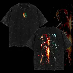 Iron Doom - MCU Edition Double Printed Oversize Lightweight Acid Washed Tee TV series Vintage Graphic Design Top Cotton Comic Superheroes Streetwear T-Shirt Clothes Menswear Womenswear, Oversize Shirt, Vintage Outfit, Gift for fan, y2k Styles YDR