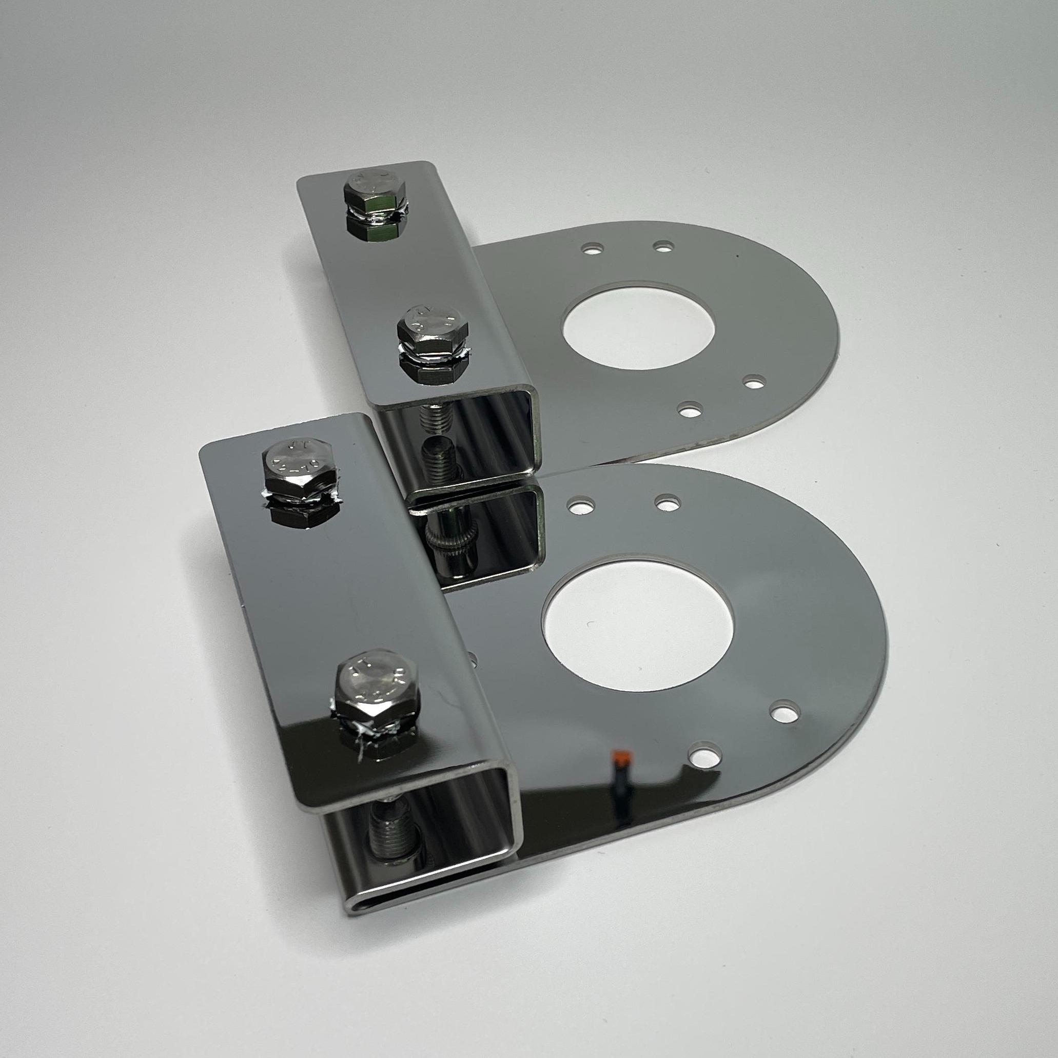 Vertical Under Glow Brackets for Watermelon Lights - 2Pcs Stainless Steel No-Drill Mounts for Trucks & RVs