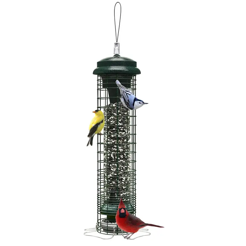 Brome Squirrel Solution 150 Wild Bird Feeder Squirrel-Proof with 4 Perches and Chew-Proof Design