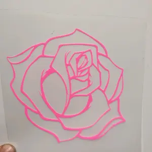 Beautiful Rose Vinyl Sticker 651, Blue Collar woman Decal- High-Quality Durable Sticker for Laptops, Water Bottles, and Car Decoration