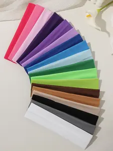 9PCS Sportive Sweat Absorbing Hair Band, Colors are random,, Gifts for Girlfriend, Hair Accessories for Women & Girls, Minimalist Headwear Suitable for Thick Hair, Headbands Women, Solid Color Elastic Workout Headband top  golf  outfit Women's High Waist