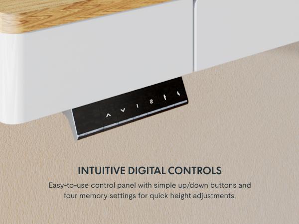 【TikTokShopBlackFriday】FLEXISPOT Standing Desk with Drawer Electric Adjustable Height Stand Up Desk with Storage Organizer, Whole Piece Wooden Desktop for Home, Office