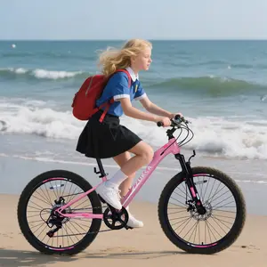 Mountain Bike for Girls and Boys Mountain 24 inch shimano 6-Speed bike
