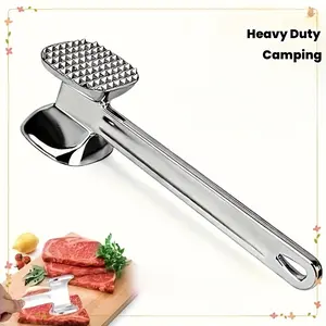 Double-Sided Meat Tenderizer Hammer, Home Use Large Steak Mallet, Beef Pounder Tool, Efficient Muscle Relaxing Kitchen Accessory, Kitchen Gadget