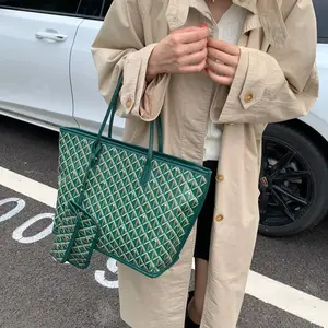 PU Leather Tote Bag, Small Medium Large Sizes Women's Fashion New Simple Tote Bag Set, Premium tote bag  little bag one shoulder handbag large capacity shoulder Shopping bag Mummy tote Bag double sides leather mini