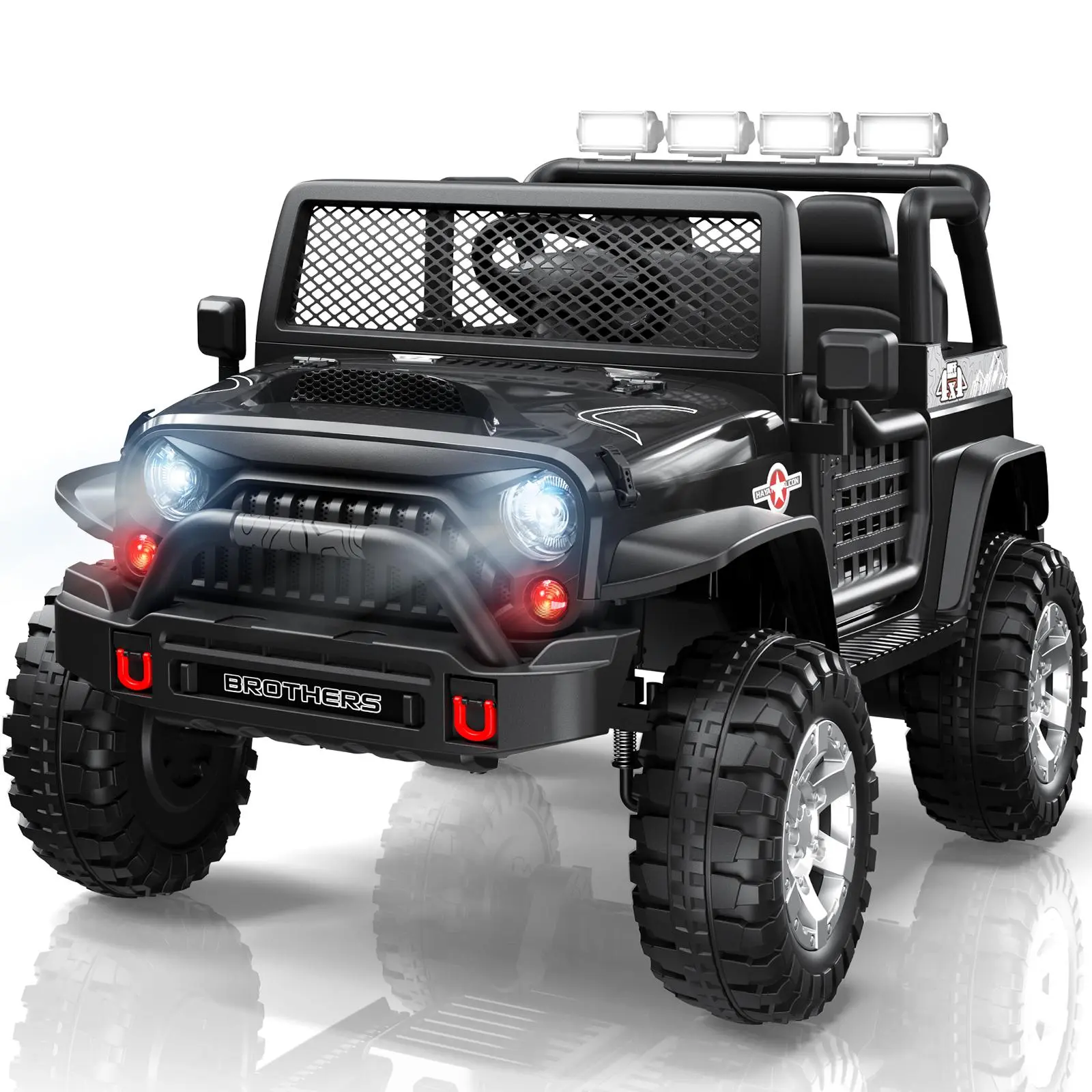 #sohochic LIGIANT L8 Ride on Car, 12V 2-Seater Kids Electric Car w/Remote Control, Bluetooth, LEDs & Music, Joyful Christmas Gift for Kids#Summervibes Tricycle For Toddlers