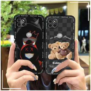 Anti-dust Cartoon Phone Case For MOTO G 5G/One 5G Ace Silicone Dirt-resistant Cover Anti-knock Full wrap Protective Waterproof Back Cover Soft case Mobile Case Fashion Design Cute