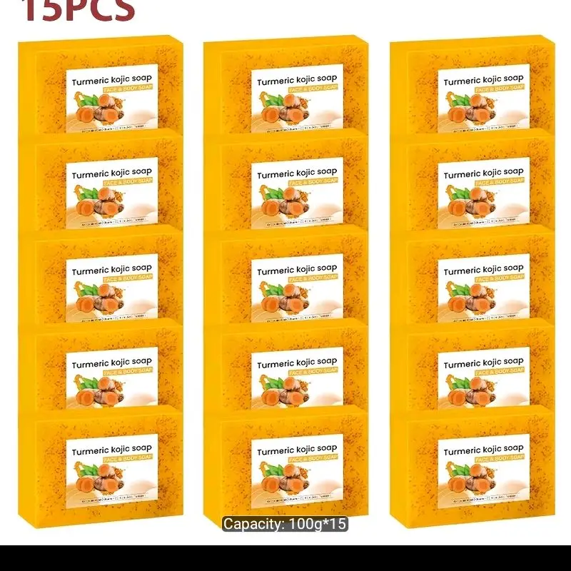 Turmeric Kojic Acid Facial Soap - Gentle Cleansing Daily Skincare Face Cleanser (Beauty & Personal Care)