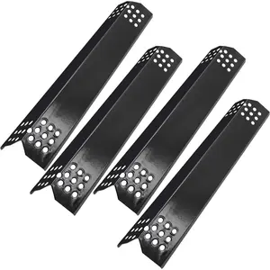 4 count Flame Tamers for Grill Master Grillmaster 720-0697, Nexgrill 720-0783E, 720-0830H Replacement Parts, Porcelain Steel Grill Heat Plate Shields for Kenmore 720-0830A 122.33492410 Nexgrill 720-0925