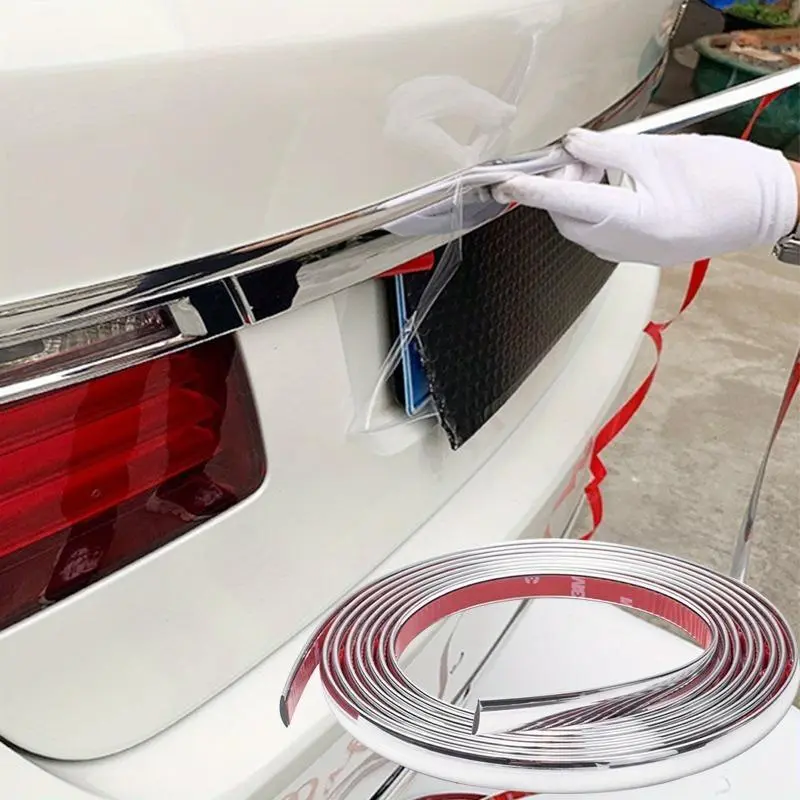 Add a Stylish Shine to Your Car Windows with Silver Plated Chrome Strips