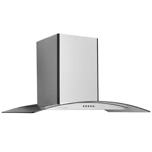 Hauslane Wall Mount Range Hood 30 Inch | European Canopy Design with Tempered Glass & Stainless Steel | 3-Speed Fan, LED Lights, Dishwasher-Safe Filters | Ducted or Ductless with Charcoal Filters