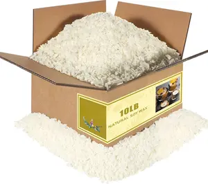 10LB Soy Wax for Candle Making,  Soy Wax -  Candle Wax- No additives and Pure,  Candle Wax for Candle Making