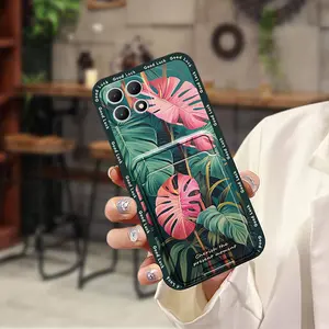 Card bag Dirt-resistant Phone Case For TCL T-Mobile-Revvl7/T Phone 2 5G Waterproof Anti-knock Durable Anti-dust Graffiti Full wrap Card slot TPU Cute Card sleeve Shockproof Cover