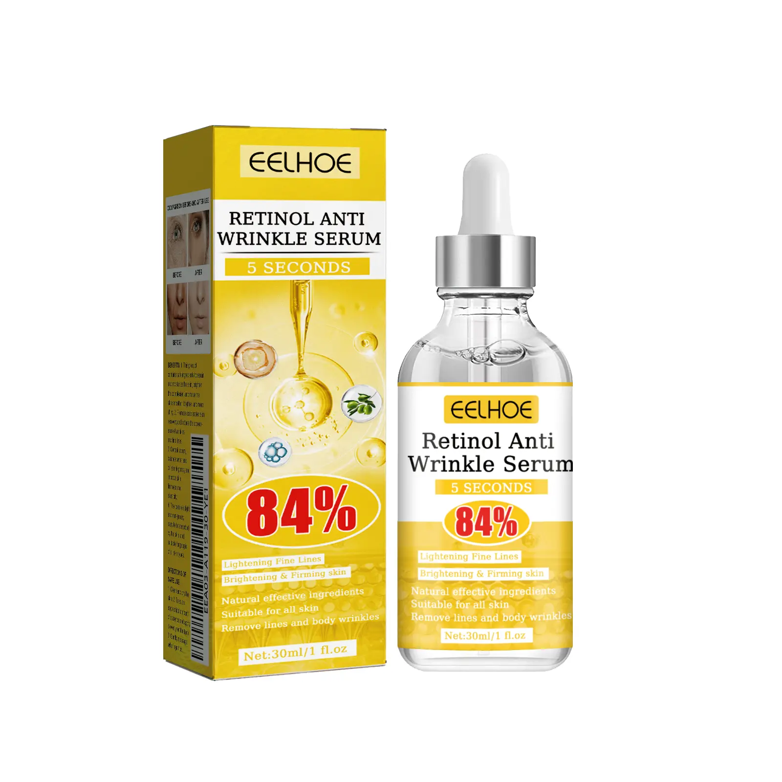 NIGHT SHIFT HEROES! EELHOE Midnight Retinol Serum • Repair screen damage while sleeping  Wake up to 5-years-younger bounce
