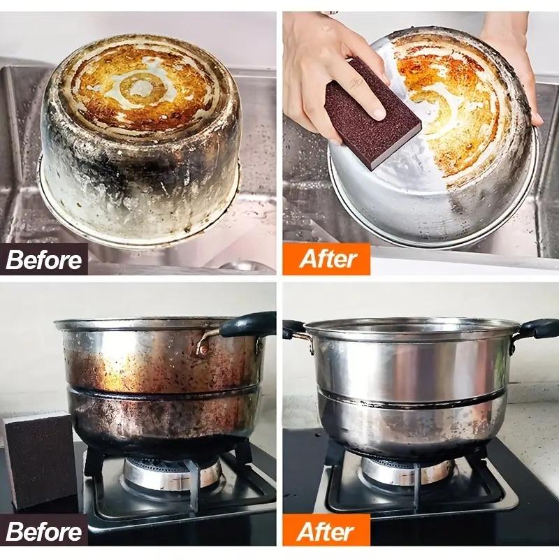 Emery Magic Sponge Eraser Set - Heavy-Duty Scouring Sponges for Non-Electric Descaling, Rust Removal, Dishwashing & Cookware Stain Remover, Kitchen Pot Cleaning Pads Emery Magic Sponge Eraser Set - Heavy-Duty Scouring Sponges for Non-Electric Descaling, Rust Removal, Dishwashing & Cookware Stain Remover, Kitchen Pot Cleaning Pads