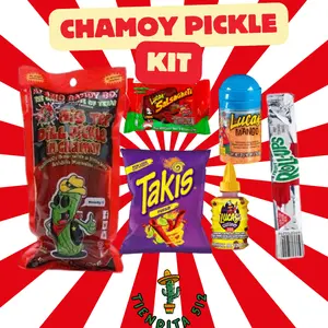 Spicy and Sour Chamoy Pickle Kit