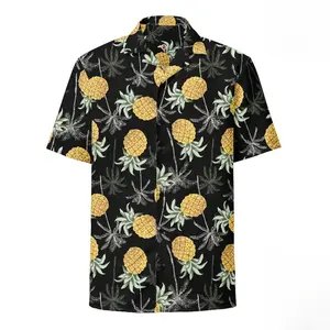 Upside Down Pineapple Swinger Signal Hawaiian Shirt, Adult Unisex All-Over Relaxed Fit Button Down Aloha Shirt, Moisture Wicking Material # TikTokMadeMeBuyIt # AmericanStyle # 250Years # Casual Outfit # TrendyTee