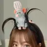 【Black Friday】Women's Cute Cartoon Mouse Rabbit Plush Hairband, Fun Halloween Makeup Prop, Adorable Party and Holiday Costume Headwear, Fashion Hair Accessories, Mother's Day Gift Idea