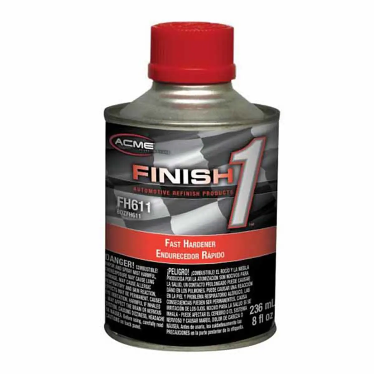 Acme Finish 1 FNHFH611-18 0.5 Point Fast Cure Refinish Paint Universal Hardener, Liquid Aerosol Spray for Automotive & Motorcycle Paint Care