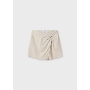 Khaki Linen Skirt