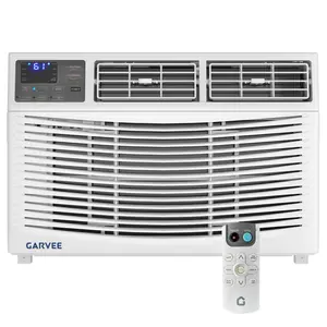 Garvee Window Air Conditioner 12000/10000/8000 BTU, AC Window Unit Cools Up to 350 Square Feet, AC Unit with Remote Control, 3 Cooling Speeds and Fan Only Function, BD08WT6, White