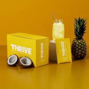Thrive Clear Protein - Pina Colada 20 Servings 20g Whey Isolate 260mg Potassium Low Calorie Gluten Free Post Workout Recovery Drink