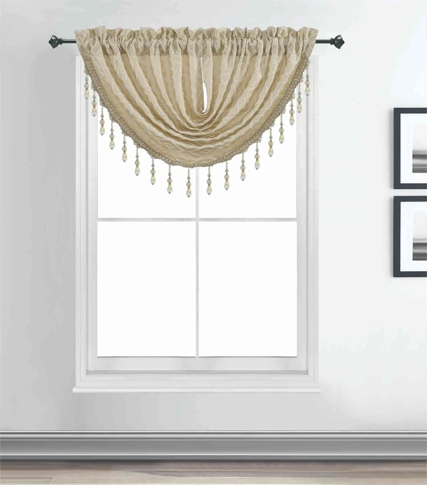 Maxine Jacquard Waterfall Valance Maxine Jacquard Waterfall Valance