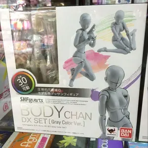 High Quality BODY KUN / BODY CHAN Pose Play Grey Color Ver. Black Orange PVC Action Figure Collectible Model Toy
