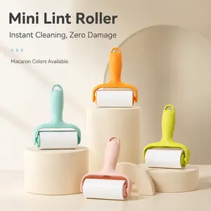 Mini Sticky Lint Roller with Tear-off Refills & replacement roller