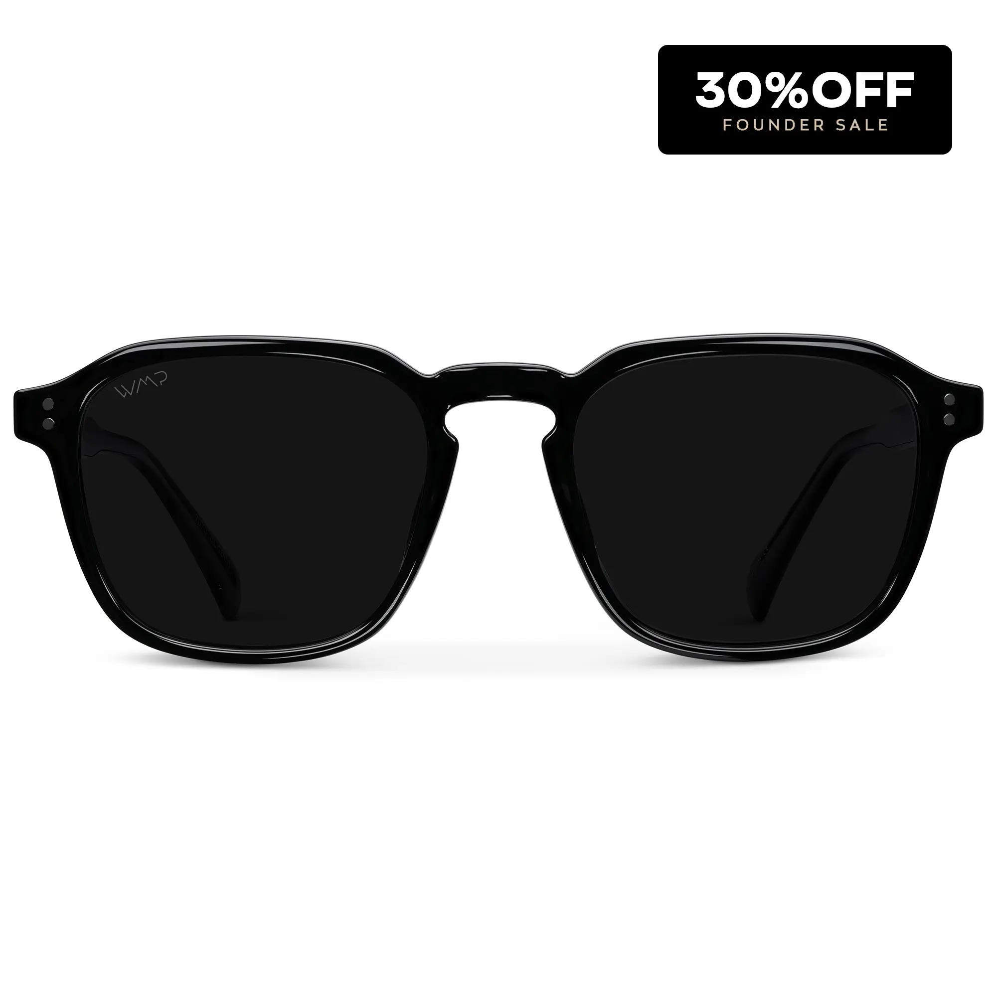 Francis - Men's Polarized Square Retro Style Sunglasses