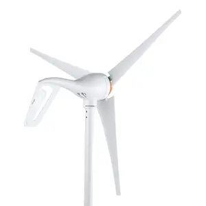 TikTokShopBlackFridayVEVOR 500W Wind Turbine Generator, 12V Wind Turbine Kit, 3-Blade Wind Power Generator with MPPT Controller, Adjustable Windward Direction & 2.5m/s Start Wind Speed, Suitable for Home, Farm, RVs, Boats