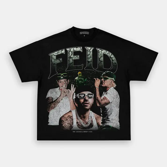 Feid Vintage Tee, Graphic Unisex T-  Shirt, Gift For Fans, Design & Printed In The USA