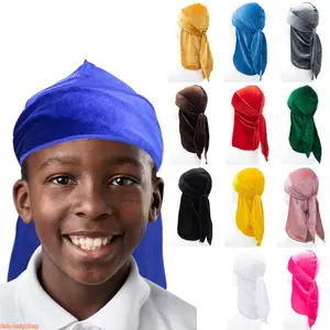2026 top color new velvet long-tailed pirate hat, large size headscarf hat, bag head hat