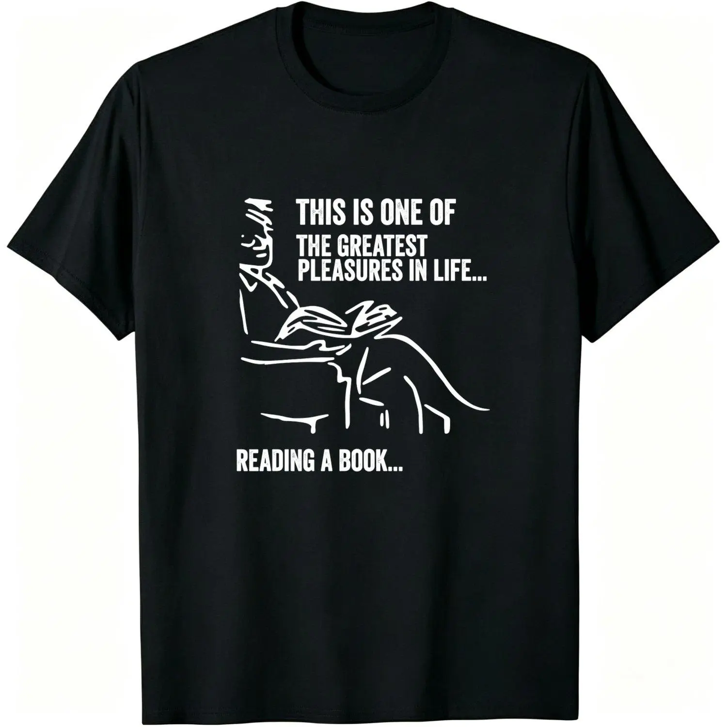 Men's Short-sleeve T-shirts Book Lovers Dirty Mind Adult Joke Funny humor Book Nerd Novelty Casual Fashion Graphic Tee