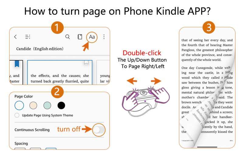Xring Scrolling Ring Bluetooth Remote Control with Phone Holder,Bluetooth Phone Remote for Camera Selfie, Video Record, Music Control, Smart Ring for Iphone, Ipad, Android, Pink Smartphone Accessories