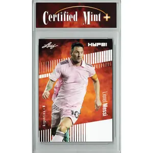 Certified Mint Lionel Messi 2023 Leaf HYPE 130a Only 5000 Made Rare Trading Card Inter Miami