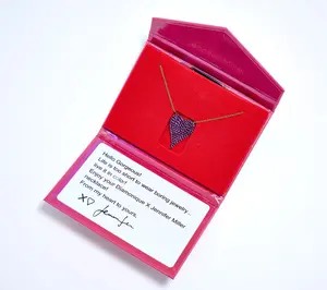 Diamonique x Jennifer Miller Signature Heart Necklace, Sterling Silver