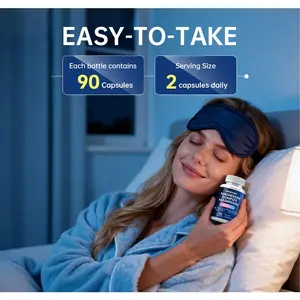 NATURE'S GATE Triple Complex Magnesium Capsules, Supports Restful Sleep & Overall Wellness, 90 Count