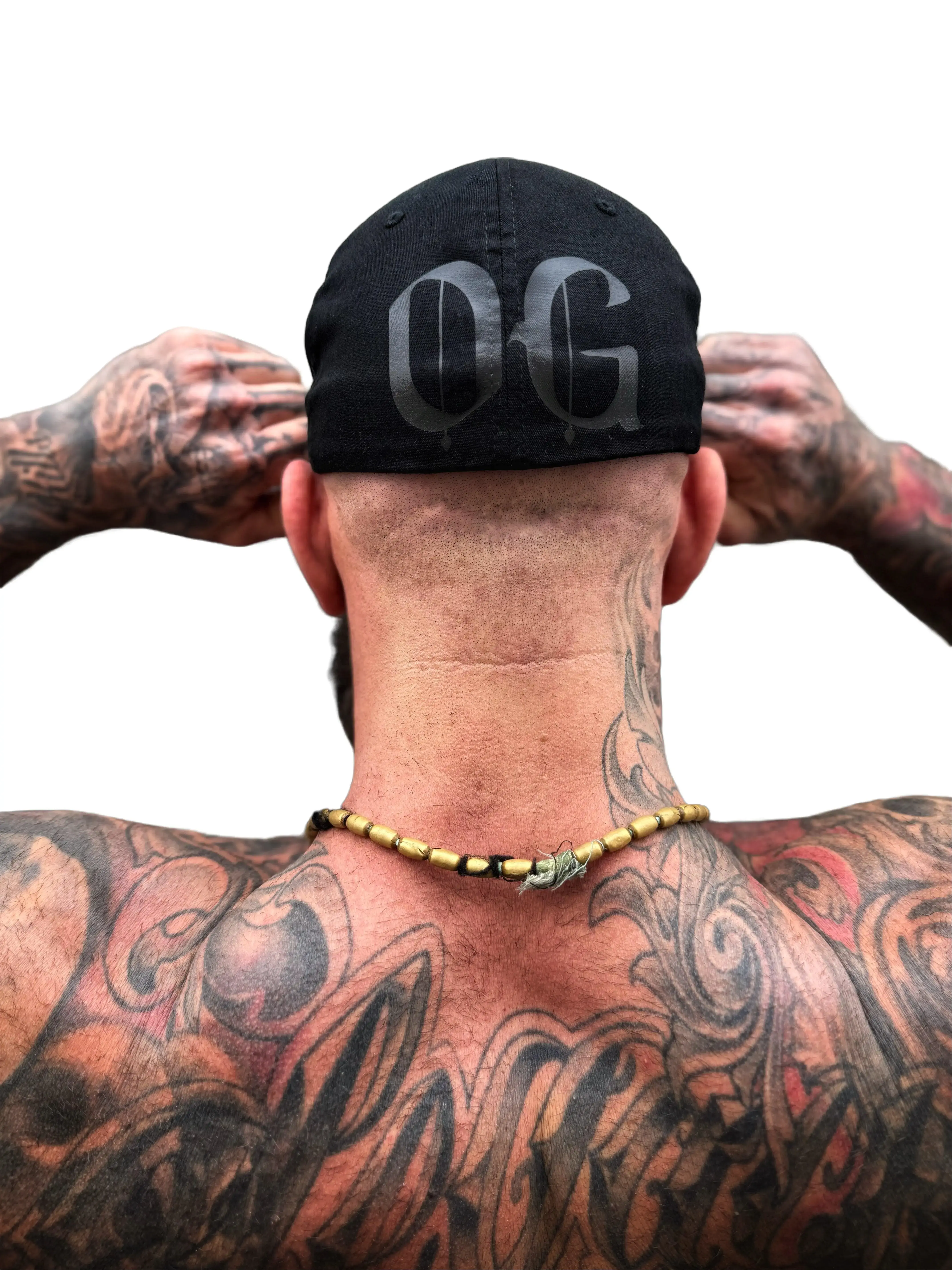 TheDriveClothing OG Black on Black Back Style Flexfit Cotton Hat – Unisex Premium Six-Panel Mid-Profile Snapback, Adjustable Stretch, Streetwear Biker Vibes, Y2K Aesthetic, Lightweight Durable Cap