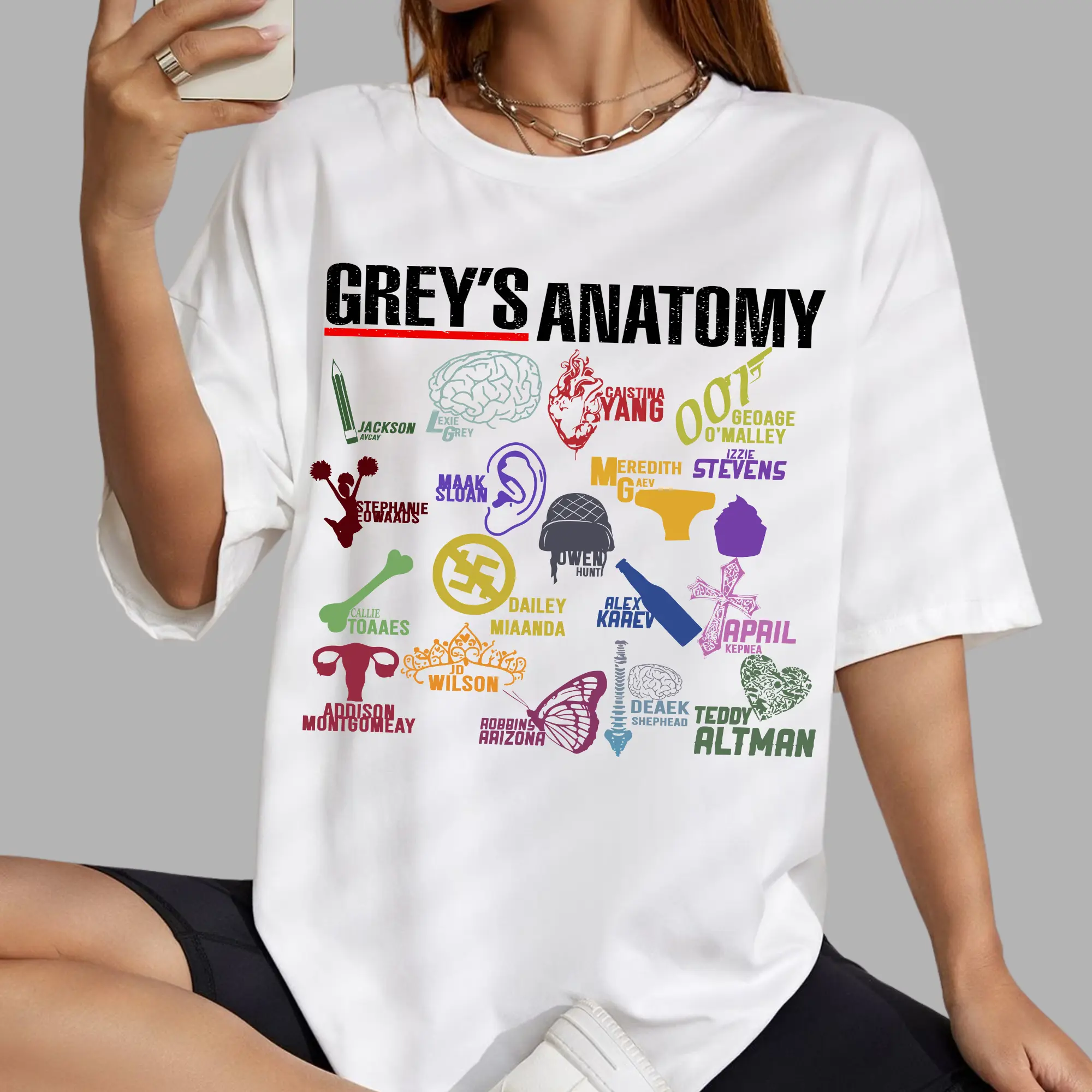 Greys Anatomy Logo Shirt, Trending Unisex Tee Shirt, Unique Funny Greys Anatomy Sweatshirt, Medical TV Show Hoodie