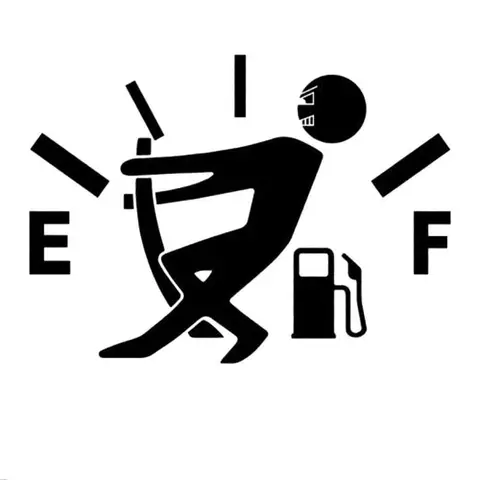 Creative Fuel Fill Pattern Car Sticker, Car Fuel Tank Cap Sticker, Car Body Decal, Universal Funny Signs Decal for Car, Car Accessories for Girls