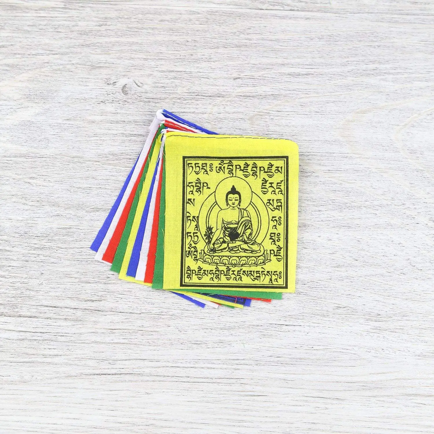 Tiny Medicine Buddha Prayer Flags