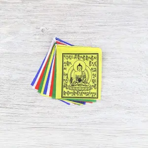 Tiny Medicine Buddha Prayer Flags