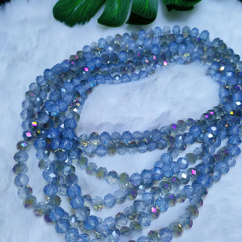 Unisex Semi-Finished Non-Natural Crystal Beaded Strand, Jewelry Making Accessory Payment Link