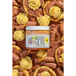 Frosted Caramel Stix Cookie Bar Peanut Butter Treat