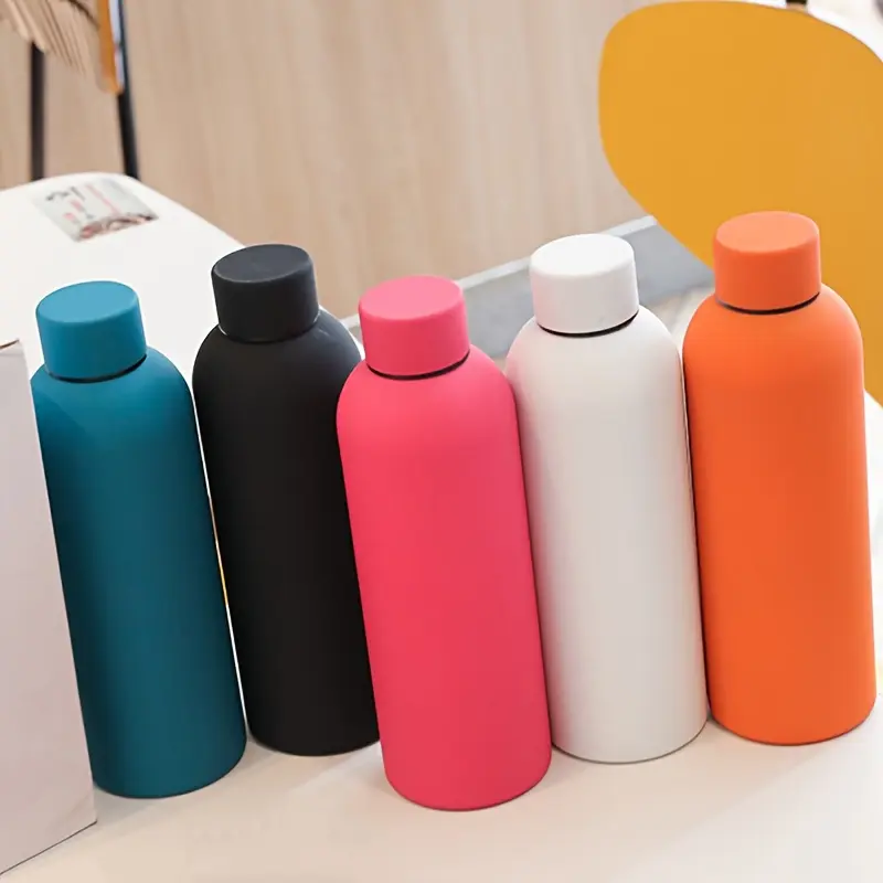 500ml Stainless Steel Vacuum Insulated Cup, Narrow Mouth, Keep Hot & Cold,  Leakproof & Sealed, Lightweight & Portable for Car, Travel, Sports, Gym and  Office Water Bottles, Hydration Tumbler - TikTok Shop