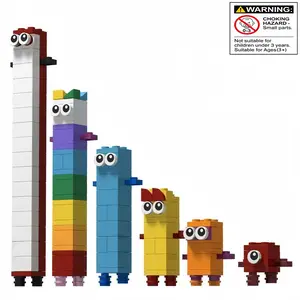 Bestselling 260pcs Number Blocks Toy Set, Cartoon Design, Math Enlightenment Gift for Kids, Educational Toys for Holidays